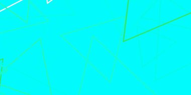 Üçgen şekilli açık yeşil vektör şablonu. Üçgen şekilleri soyut bir şekilde renk değişimine sahiptir. Duvar kağıtları için desen.