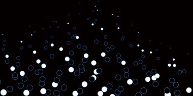 Daire şekilli koyu mavi vektör düzeni.