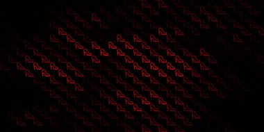 Koyu pembe, kadın sembollü kırmızı vektör arkaplan. Değişken feminizm şekilli renkli bir illüstrasyon. Uluslararası Kadın Günü için arkaplan.