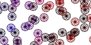 Açık pembe, benekli sarı vektör arkaplan. Basit gradyan arkaplandaki soyut renkli diskler. Web siteleri için desen.