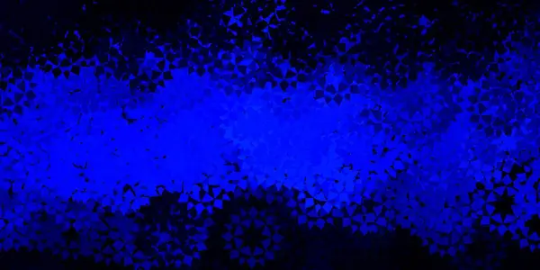 Тёмно Голубая Векторная Текстура Случайными Треугольниками Иллюстрация Веб Материала Цветными — стоковый вектор