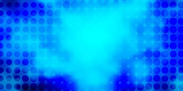 Tmavě Modrá Vektorová Textura Disky Abstraktní Ilustrace Barevnými Skvrnami Přírodním — Stockový vektor