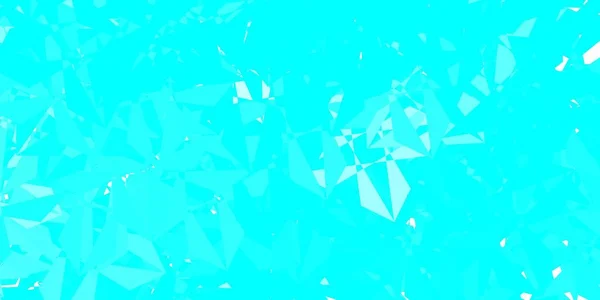 Světle Modré Zelený Vektorový Trojúhelník Mozaiky Pozadí Přechod Ilustrace Polygonálním — Stockový vektor