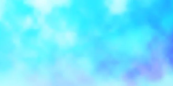 Світло Blue Векторний Фон Хмарами Градієнтна Ілюстрація Барвистим Небом Хмарами — стоковий вектор