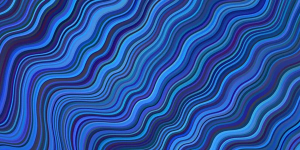 Світло Blue Векторний Фон Вигнутими Лініями Геометрична Ілюстрація Абстрактному Стилі — стоковий вектор