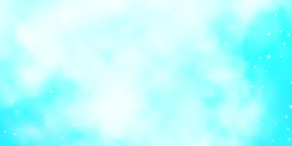 Fond Vectoriel Bleu Clair Avec Des Étoiles Colorées — Image vectorielle