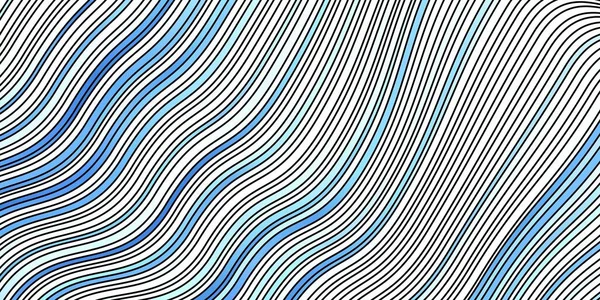 Светло Голубой Векторный Фон Кривыми — стоковый вектор