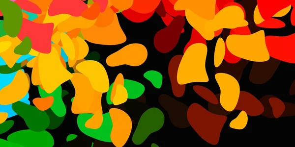 Modèle Vectoriel Multicolore Clair Avec Des Formes Abstraites Illustration Abstraite — Image vectorielle