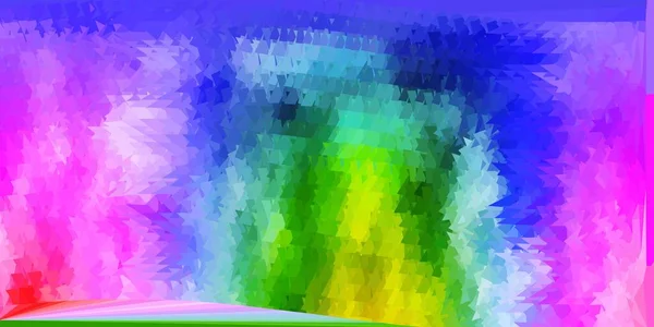 Sfondo Triangolo Astratto Vettoriale Multicolore Chiaro Illustrazione Astratta Con Eleganti — Vettoriale Stock