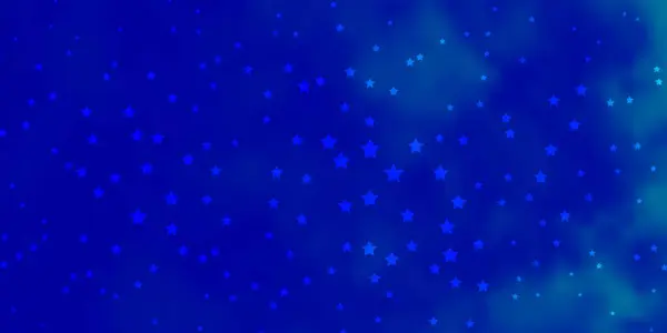 Fondo Vector Azul Oscuro Con Estrellas Colores — Vector de stock