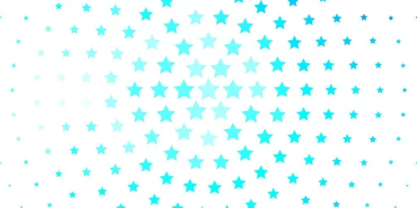 Світло Blue Векторне Компонування Яскравими Зірками Барвисті Ілюстрації Абстрактними Зірками — стоковий вектор
