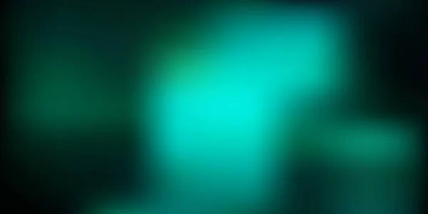 濃い青 緑のベクトル抽象的なぼかしのレイアウト シンプルなスタイルで抽象的なグラデーションのイラストを滲ませます 多目的アプリのデザイン — ストックベクタ
