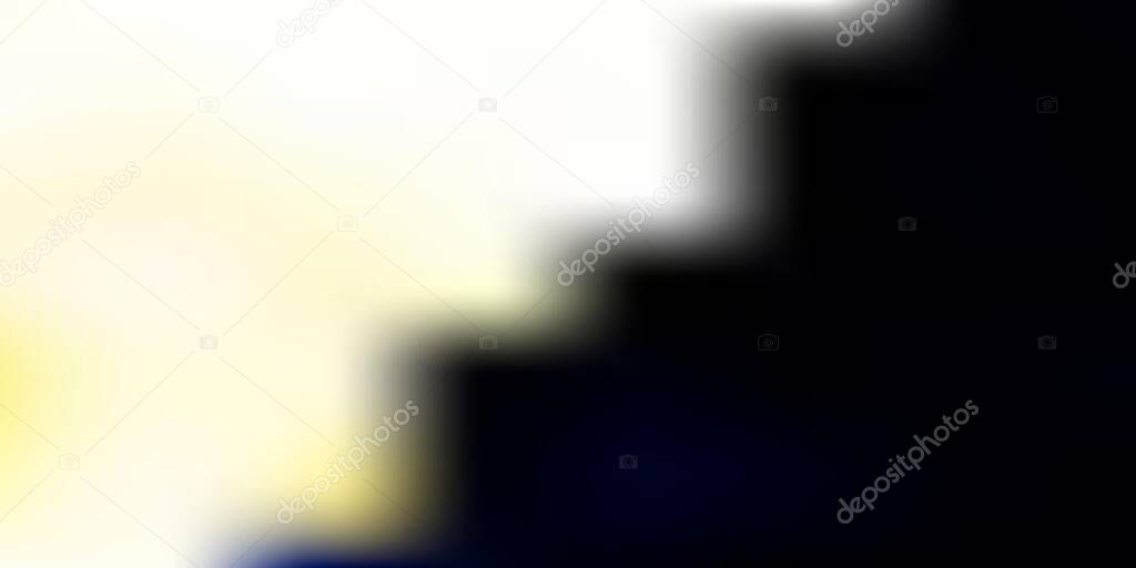 Dark blue vector blurred texture. Colorful illustration with gradient in abstract style. Smart pattern for websites.