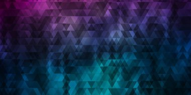 Açık mavi, kırmızı vektör desenli çizgiler, üçgenler. Renkli üçgenlerle soyut çizimler yaparak. Posterler ve afişler için en iyi tasarım.