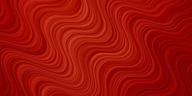 Kıvrımlı hafif turuncu vektör şablonu. Eğimli renkli geometrik örnekler var. İş tanıtımınız için tasarım.