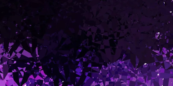 Diseño Vectorial Púrpura Oscuro Con Formas Triangulares Ilustración Con Formas — Vector de stock