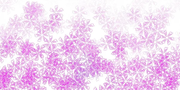 Светло Фиолетовый Векторный Абстрактный Рисунок Листьями Нечеткие Каракули Листьями Размытом — стоковый вектор