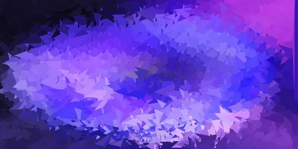 Світло Фіолетовий Векторний Багатокутний Візерунок Сучасна Абстрактна Ілюстрація Полігональними Трикутниками — стоковий вектор
