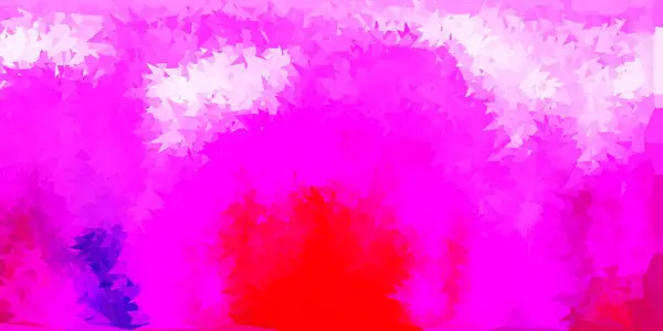 浅紫色 粉红色矢量几何多边形设计 现代抽象图解与多边形三角形 你的网络应用的墙纸 — 图库矢量图片