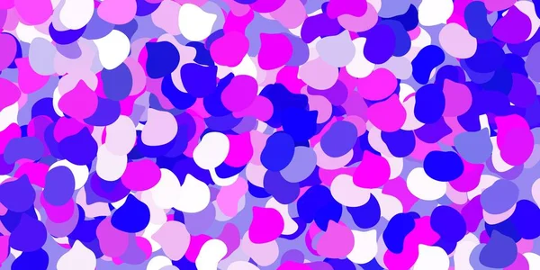 明るい紫 混沌とした形状のピンクのベクトル背景 シンプルなスタイルでグラデーションのあるカラフルな抽象的なフォーム あなたのウェブサイトのための簡単なイラスト — ストックベクタ