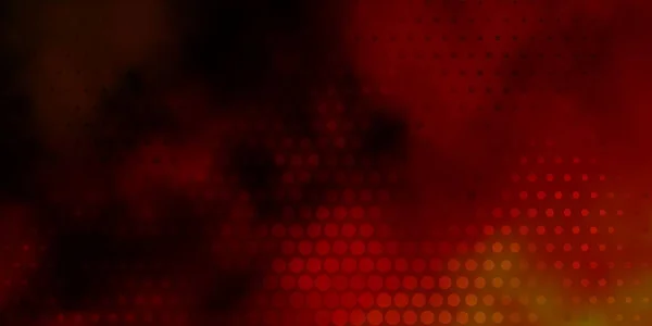 Світло Оранжевий Векторний Фон Бульбашками Блискуча Абстрактна Ілюстрація Барвистими Краплями — стоковий вектор
