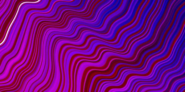 Lichtpaars Roze Vector Template Met Gebogen Lijnen Schitterende Kleurrijke Illustratie — Stockvector