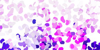 Soyut şekilli açık pembe vektör deseni. Soyut tarzda, gradyan formlarda basit tasarım. Duvar kağıdı seti için zarif tasarım.