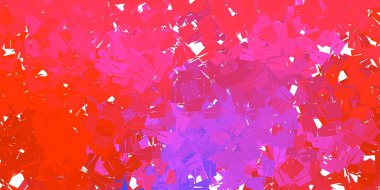 Koyu pembe, sarı vektör üçgen mozaik zemin. Soyut üçgenlerle, çehre biçiminde akıllı illüstrasyon. Uygulamalarınız için modern tasarım.