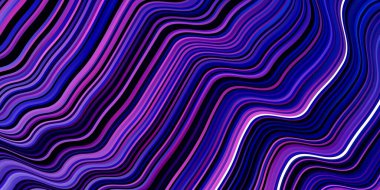 Açık Mavi, eğri çizgileri olan kırmızı vektör şablonu.