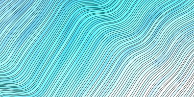 Kıvrımlı hafif Mavili vektör şablonu.