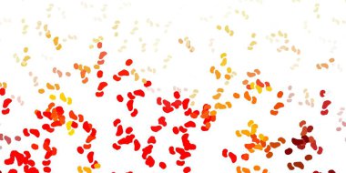 Soyut biçimlerde Light Orange vektör şablonu. Basit gradyan şekilli renkli bir çizim. Web siteniz için basit illüstrasyon.