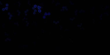 Din sembollü koyu mavi vektör dokusu. Gotik eğilimli soyut illüstrasyon. Gizemli, mistik tasarımlar için arkaplan.