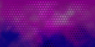 Koyu pembe, daireli mavi vektör arkaplan.