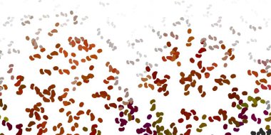 Soyut şekilli açık kahverengi vektör deseni. Basit gradyan şekilli renkli bir çizim. Reklamlarınız için modern tasarım.