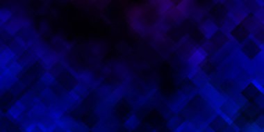 Koyu pembe, mavi vektör arka planı çokgen biçiminde. Gradyan dikdörtgenleri olan bir resim. Web siteleri, iniş sayfaları için desen.