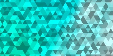 Açık yeşil vektör düzeni çizgiler, üçgenler. Üçgenli soyut gradyan çizimi. İniş sayfaları için şablon.