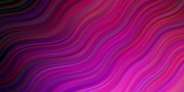 Koyu Mor, dairesel yay ile pembe vektör düzeni.