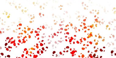 Soyut biçimlerde Light Orange vektör şablonu. Basit gradyan şekilli renkli bir çizim. Web siteniz için basit illüstrasyon.