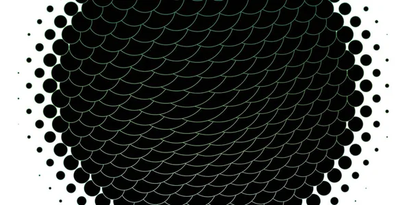 Світло Блакитний Зелений Векторний Фон Бульбашками — стоковий вектор