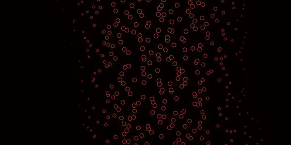 Dark Red Vector Backdrop Dots — Stock Vector