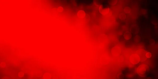 Темно Красный Векторный Рисунок Сферами — стоковый вектор