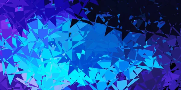 Hellrosa Blaue Vektorschablone Mit Dreiecksformen Einfaches Design Abstrakten Stil Mit — Stockvektor