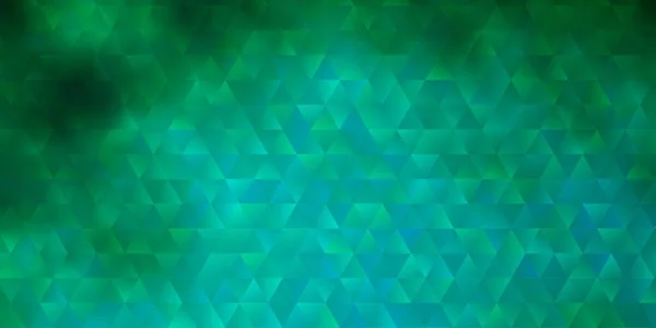 Textura Vectorial Verde Claro Con Estilo Triangular Ilustración Con Conjunto — Vector de stock