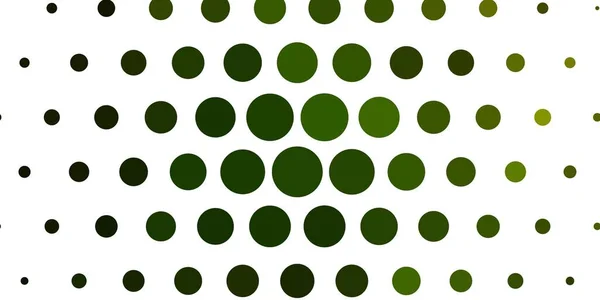 Textura Vectorial Verde Claro Con Círculos — Vector de stock
