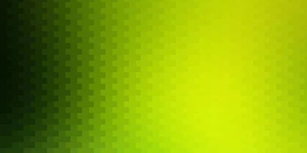 Verde Claro Textura Vetorial Amarela Estilo Retangular Ilustração Colorida Com —  Vetores de Stock