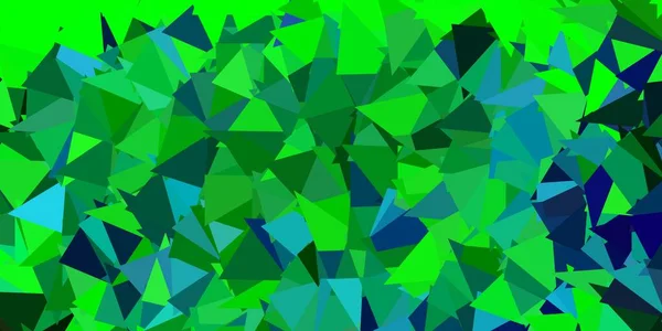 Dunkler Mehrfarbiger Vektor Polygonaler Hintergrund Moderne Abstrakte Illustration Mit Polygonalen — Stockvektor
