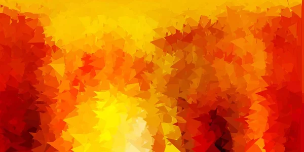 Mozaik Segitiga Vektor Oranye Muda Elegan Abstrak Ilustrasi Dengan Segitiga - Stok Vektor