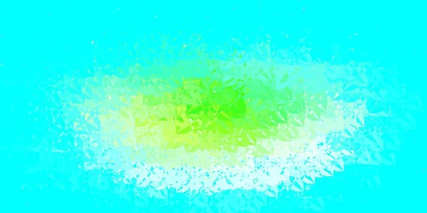 Σκούρο Μπλε Πράσινο Διάνυσμα Φόντο Τρίγωνα Γραμμές Εικονογράφηση Αφηρημένα Πολύχρωμα — Διανυσματικό Αρχείο