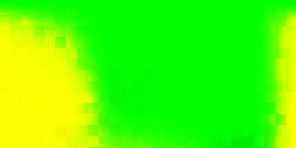 Ανοιχτό Πράσινο Κίτρινο Διανυσματικό Φόντο Χαοτικά Σχήματα Πολύχρωμη Απεικόνιση Απλά — Διανυσματικό Αρχείο