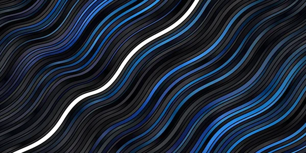 Sötét Kék Vektor Textúra Ívekkel — Stock Vector